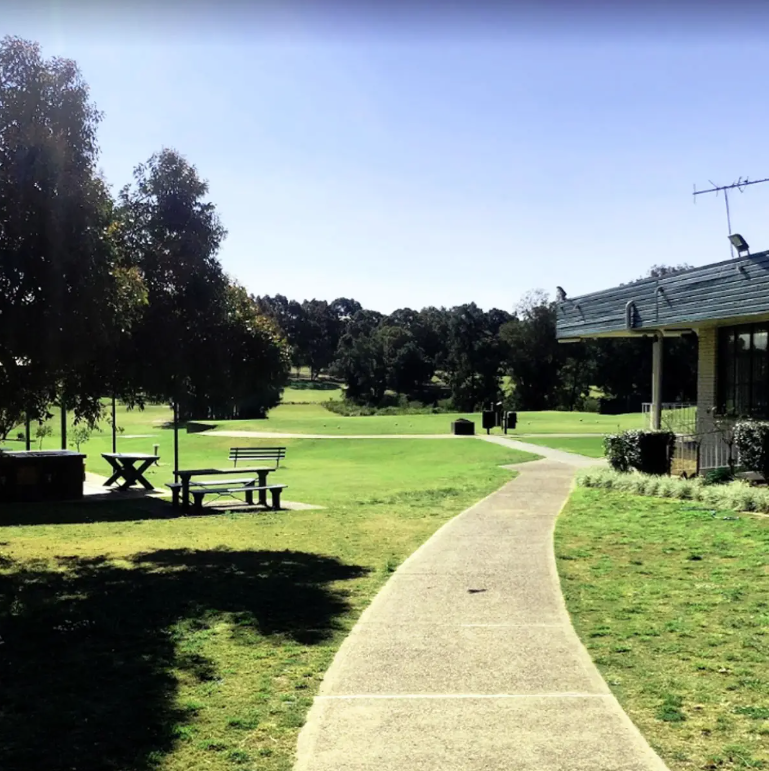 entrance to golf club